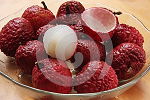 Lychee fruits photo