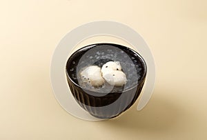 Lychee Ice Bird Nest or Es Leci Sarang Burung photo
