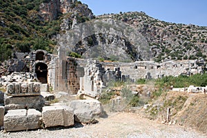 Lycian Amphitheater in Myra, Demre