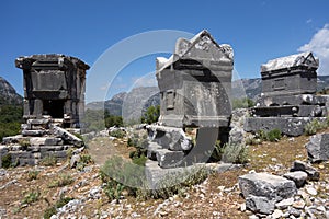Lycian Sarcophagi in Turkey