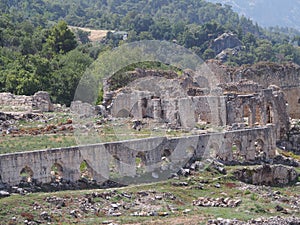 Lycian tomb in Tlos city