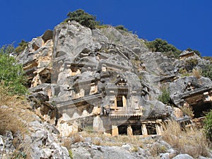 Lycian tombs