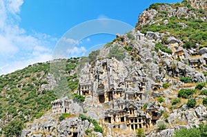 Lycian tombs