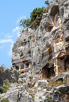 Lycian tombs