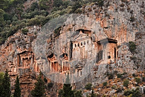 Lycian Tombs Of Caunos photo