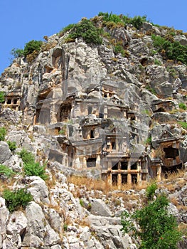 Lycian tombs in Demre (Myra)