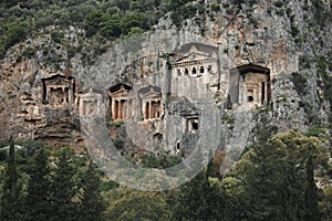 Lycian Tombs, Kaunos,Turkey