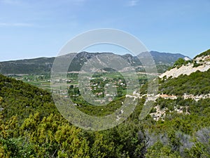 On the Lycian Way long-distance trail, Turkey: the trail near Bezirgan