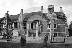 Lyddington Bede House in the sun