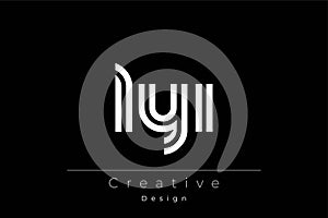 LYI Creative Unique Modern Letter Logo Design