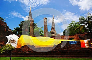 Lying Buddha Ayutthaya