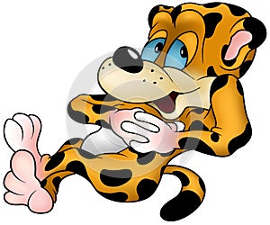 Lying Leopard