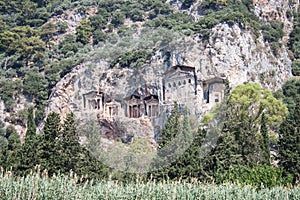 Lykian Rock Tombs, Dalyan