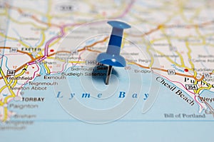 Lyme Bay on map