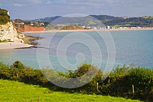 Lyme Bay and Seaton beach Devon