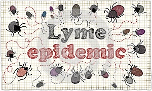 Lyme epidemic Illustration