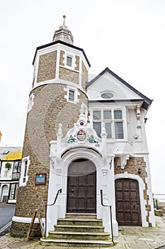 Lyme regis in dorset england uk