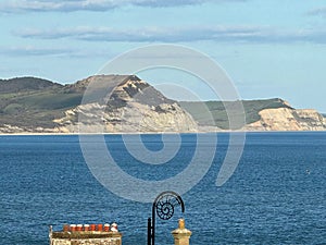 Lyme Regis Jurassic coastal landscape Dorset England