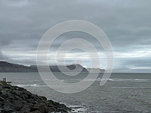 Lyme Regis Jurassic coastal landscape Dorset England