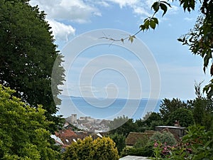 Lyme Regis Jurassic coastal landscape Dorset England