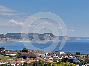 Lyme Regis Overview in Springtime photo