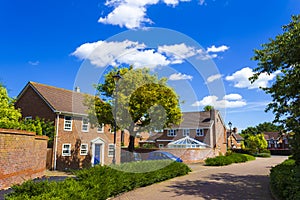 Lympne village street view Kent England UK