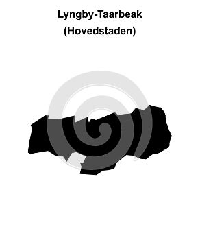 Lyngby-Taarbeak outline map