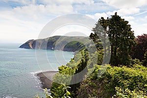 Lynmouth with Foreland Point North Devon England photo