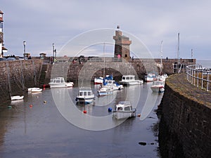 Lynmouth Harbour in Devon