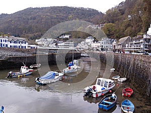 Lynmouth Harbour in Devon