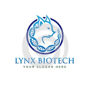 Lynx dna logo designs