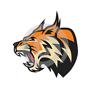 Lynx Wildcat Logo Mascot Vector