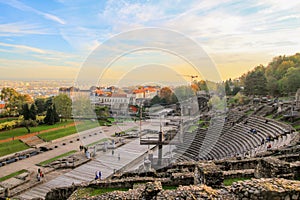 Lyon amphitheater roman photo