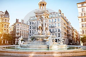 Lyon city in France photo