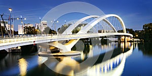 Lyon city and Rhone river