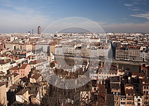 Lyon cityscape - France