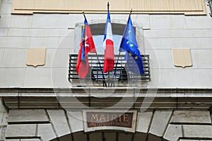 Lyon, France - april 13 2016: town hall