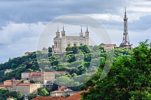 Lyon France Notre-Dame de Fourviere