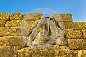 Lyon Gate, Micenas, Greece photo