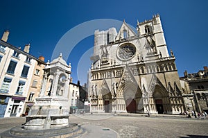 Lyon Notre Dame cathedral