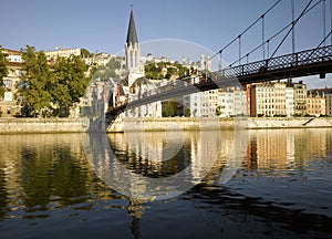 Lyon: Saint Georges bridge