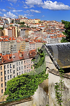 Lyon view, France