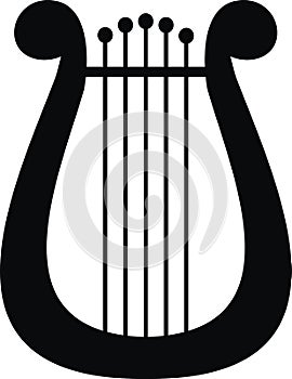 Lyre - symbol of music and arts