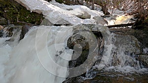 Lyric Falls, spring time, Rocky Mountain National Park