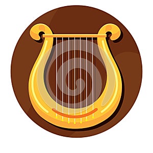 Lyric harp. Lyre