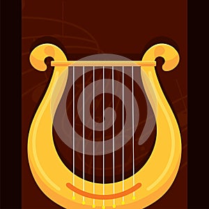 Lyric harp. Lyre
