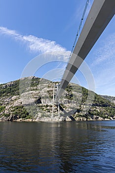 Lysefjord Brucke bridge in Norway