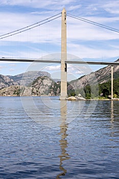 Lysefjord Brucke bridge in Norway