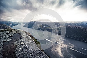 Lysefjord From Pulpit Rock