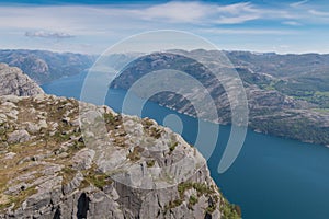 Lysefjord View from Preikestolen